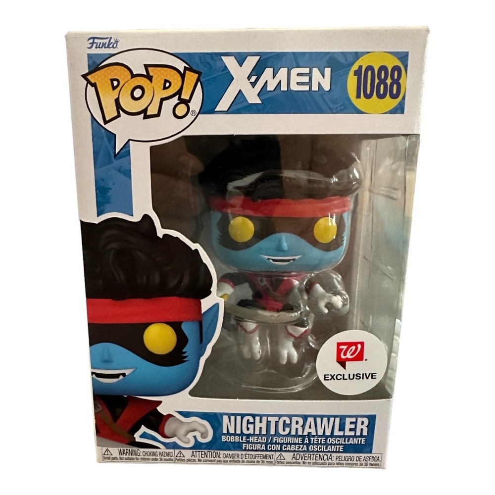 Marvel’s Nightcrawler Funko Pop! Standing at 4 inches tall. Mint conditions!!